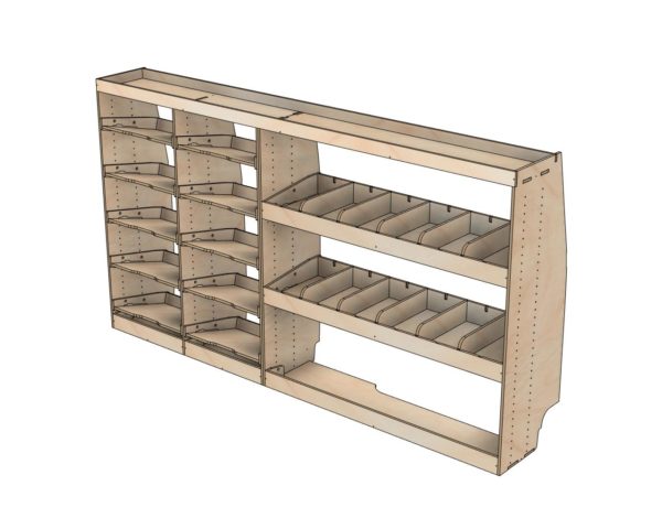 Van Racking Layouts Combo No.4 - Yoke Vans