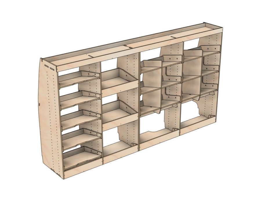 Van Racking Layouts Combo No.9 - Yoke Vans