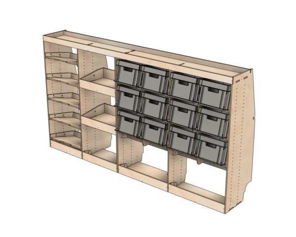 Van Racking Layouts Combo No.9 - Yoke Vans