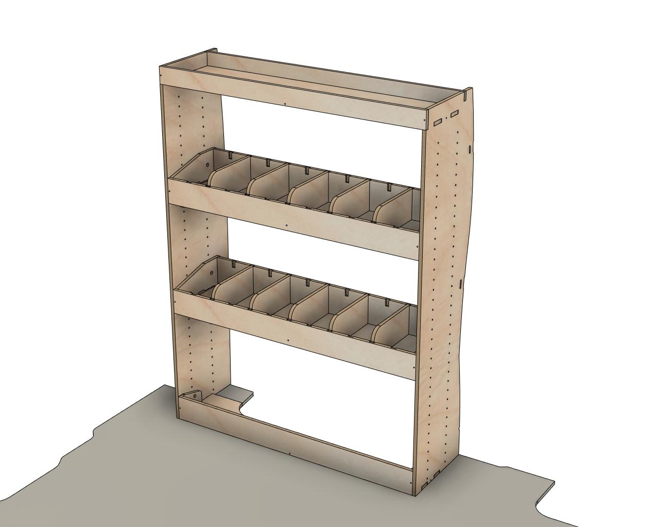 Organiser Rack - Yoke Vans