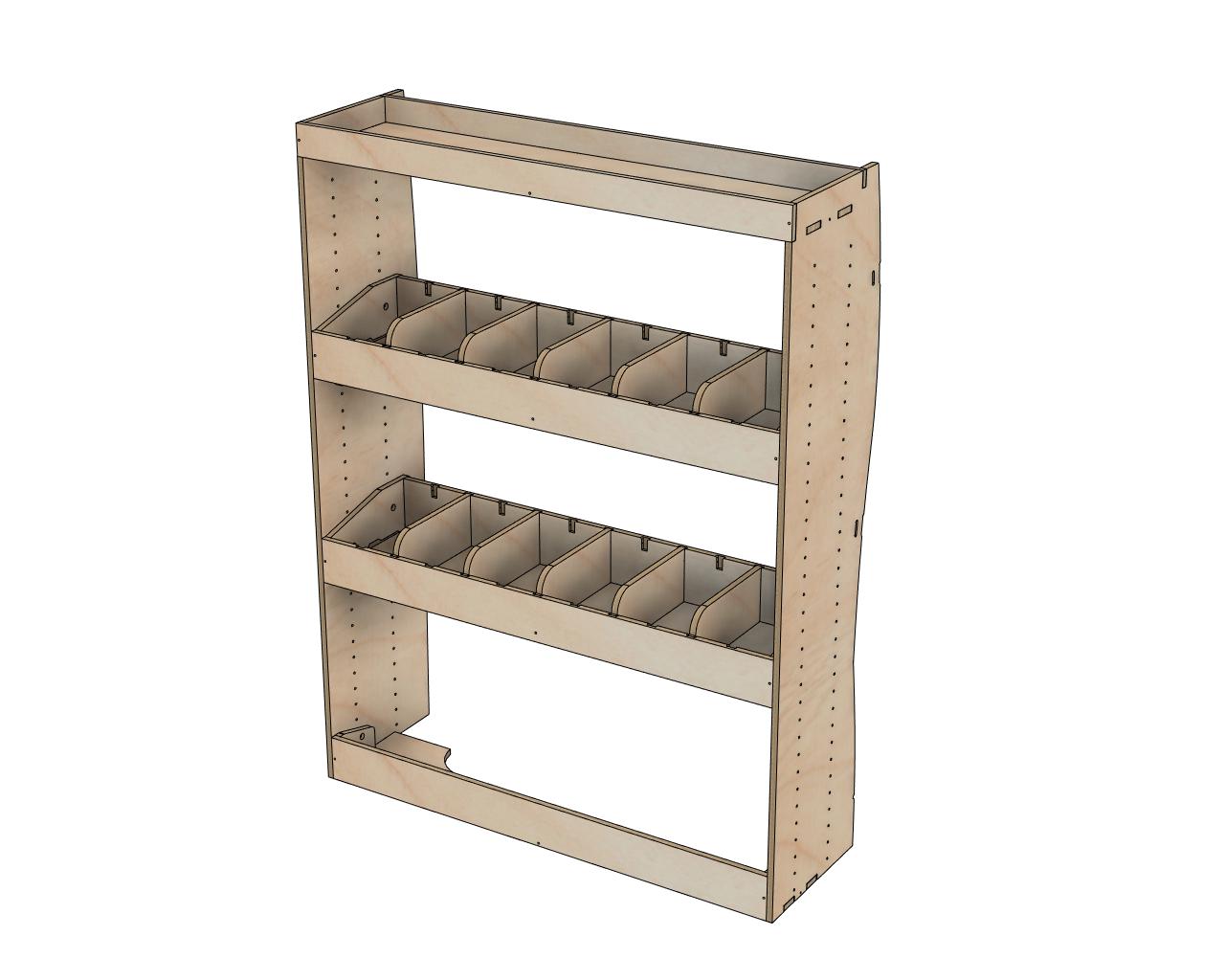 Organiser Rack - Yoke Vans
